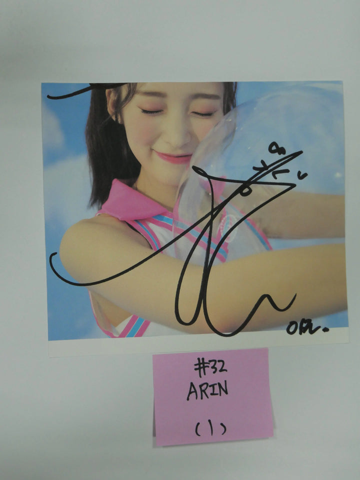 Oh My Girl - A Cut Page From Fansign Event Albums - HALLYUSUPERSTORE