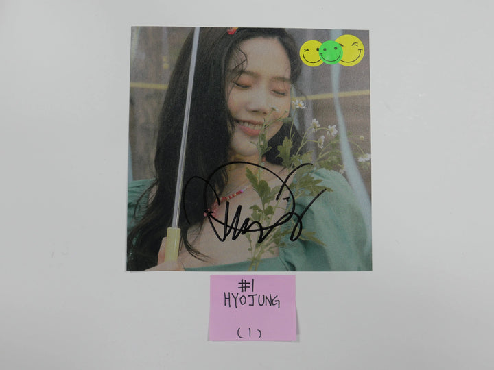 Oh My Girl 'Dun Dun Dance' - A Cut Page From Fansign Event Albums - HALLYUSUPERSTORE