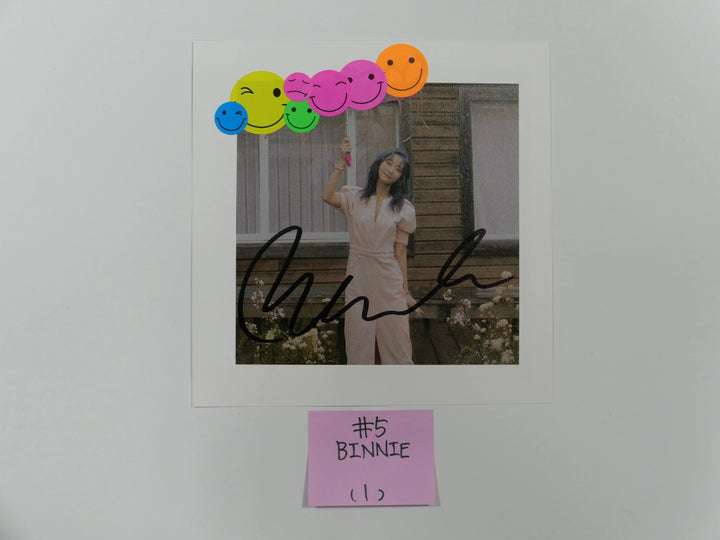 Oh My Girl 'Dun Dun Dance' - A Cut Page From Fansign Event Albums - HALLYUSUPERSTORE