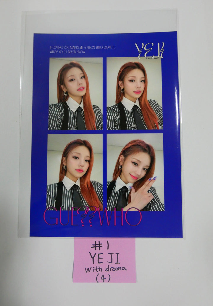 Itzy 'Guess Who' -Withdrama Fansign Event Four Cut Photo - HALLYUSUPERSTORE