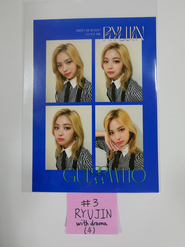 Itzy 'Guess Who' -Withdrama Fansign Event Four Cut Photo - HALLYUSUPERSTORE