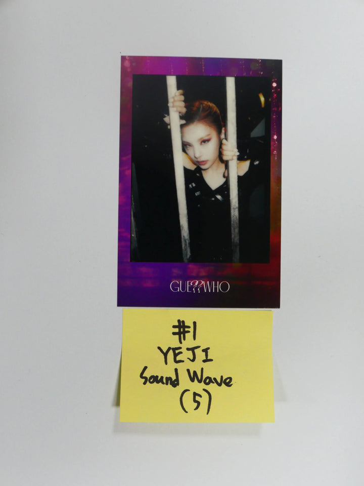 Itzy 'Guess Who' -SoundWave Fan Sign Event Polaroid Photocard - HALLYUSUPERSTORE