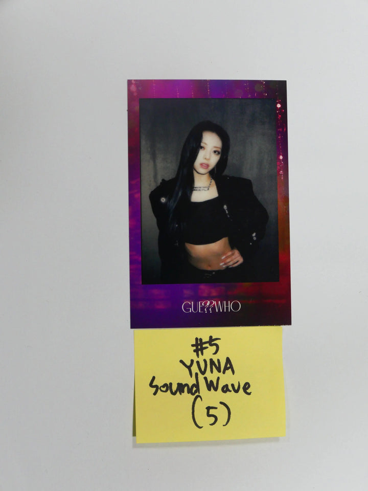 Itzy 'Guess Who' -SoundWave Fan Sign Event Polaroid Photocard - HALLYUSUPERSTORE
