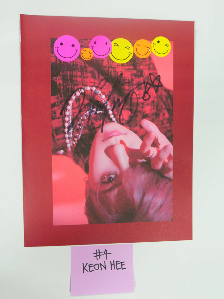 Oneus 'Devil' - A Cut Page From Fansign Event Albums - HALLYUSUPERSTORE