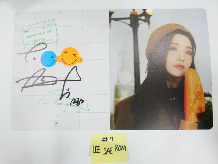 Fromis_9 '9 Way Ticket' - A Cut Page From Fansign Event Albums - HALLYUSUPERSTORE