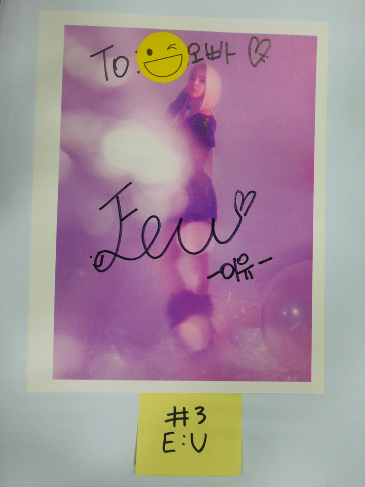 Everglow - A Cut Page From Fansign Event Albums - HALLYUSUPERSTORE