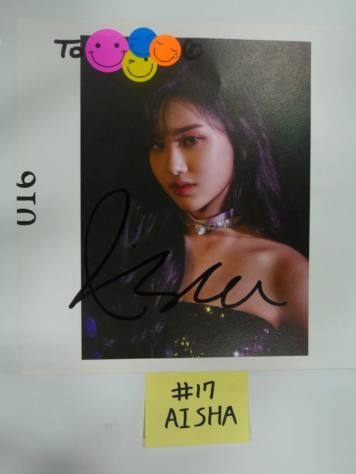Everglow - A Cut Page From Fansign Event Albums - HALLYUSUPERSTORE