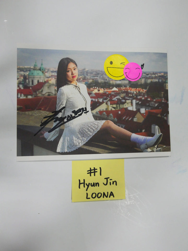 Loona, Dream Note, Pink Fantasy, High Teen - A Cut Page From Fansign Event Albums - HALLYUSUPERSTORE