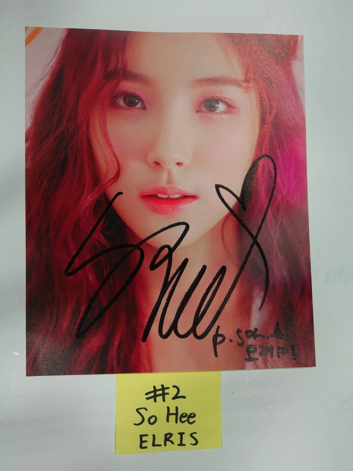 Loona, Dream Note, Pink Fantasy, High Teen - A Cut Page From Fansign Event Albums - HALLYUSUPERSTORE