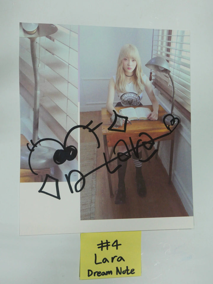 Loona, Dream Note, Pink Fantasy, High Teen - A Cut Page From Fansign Event Albums - HALLYUSUPERSTORE