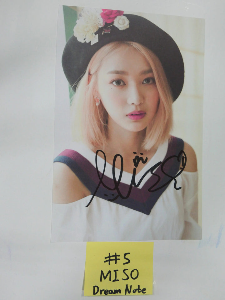 Loona, Dream Note, Pink Fantasy, High Teen - A Cut Page From Fansign Event Albums - HALLYUSUPERSTORE