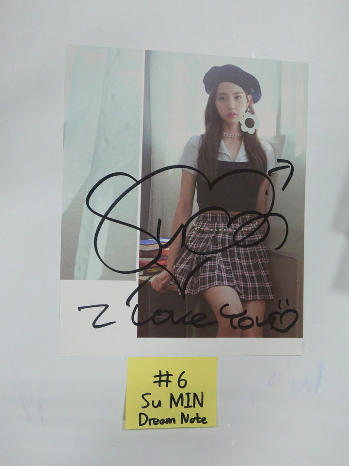 Loona, Dream Note, Pink Fantasy, High Teen - A Cut Page From Fansign Event Albums - HALLYUSUPERSTORE