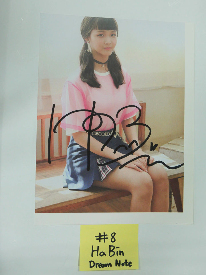 Loona, Dream Note, Pink Fantasy, High Teen - A Cut Page From Fansign Event Albums - HALLYUSUPERSTORE