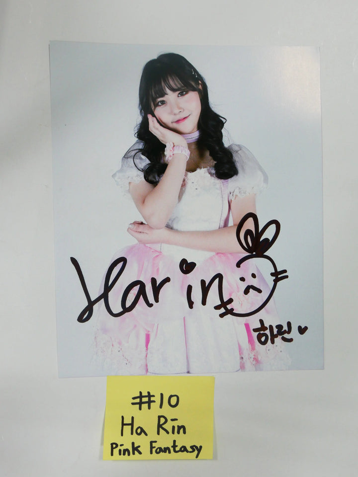 Loona, Dream Note, Pink Fantasy, High Teen - A Cut Page From Fansign Event Albums - HALLYUSUPERSTORE
