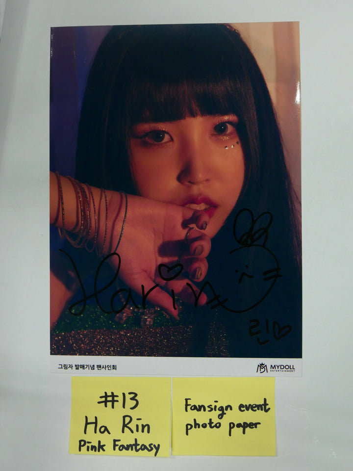 Loona, Dream Note, Pink Fantasy, High Teen - A Cut Page From Fansign Event Albums - HALLYUSUPERSTORE