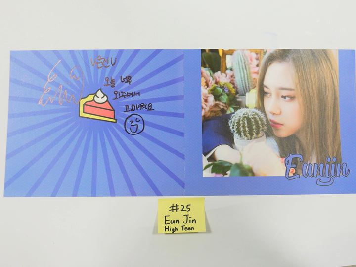 Loona, Dream Note, Pink Fantasy, High Teen - A Cut Page From Fansign Event Albums - HALLYUSUPERSTORE