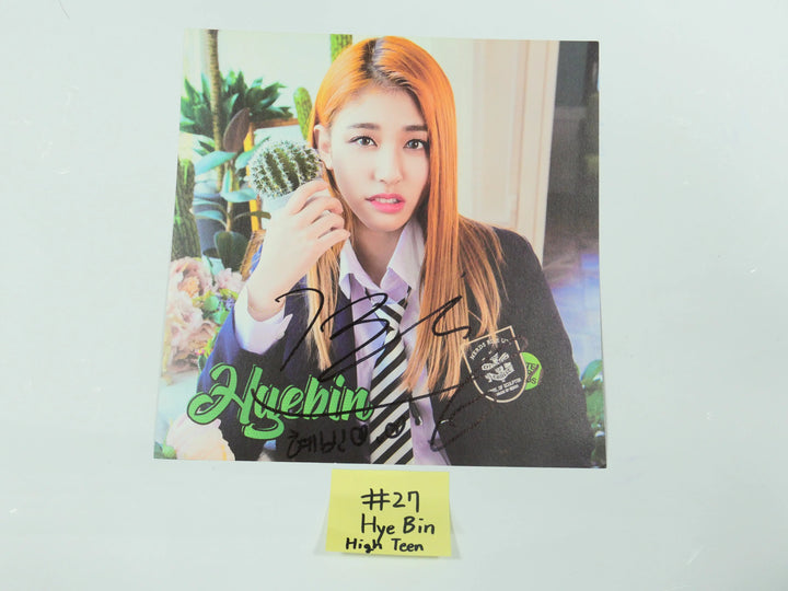 Loona, Dream Note, Pink Fantasy, High Teen - A Cut Page From Fansign Event Albums - HALLYUSUPERSTORE