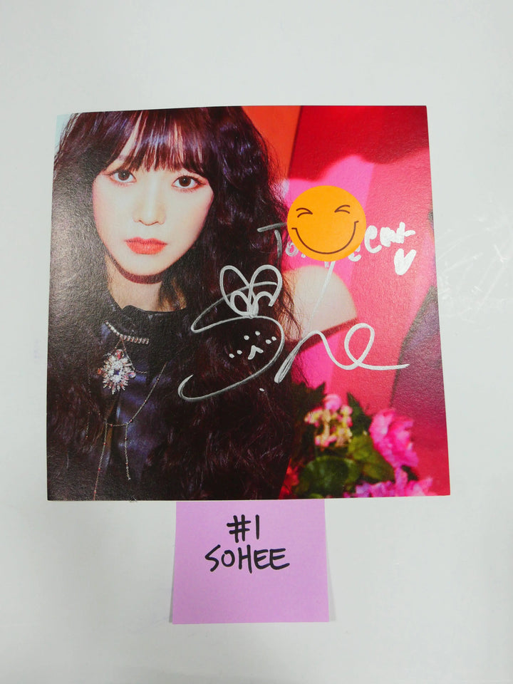 Nature - A Cut Page From Fansign Event Albums (SO HEE, AURORA, SAE BOM) - HALLYUSUPERSTORE
