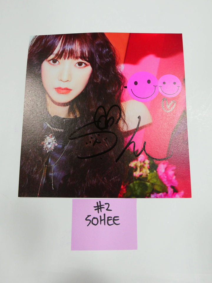 Nature - A Cut Page From Fansign Event Albums (SO HEE, AURORA, SAE BOM) - HALLYUSUPERSTORE