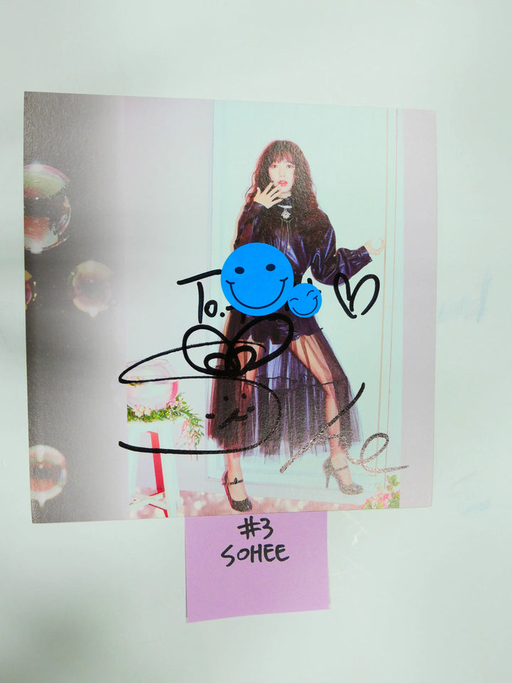 Nature - A Cut Page From Fansign Event Albums (SO HEE, AURORA, SAE BOM) - HALLYUSUPERSTORE