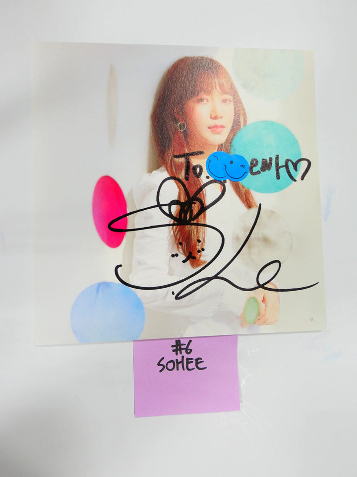 Nature - A Cut Page From Fansign Event Albums (SO HEE, AURORA, SAE BOM) - HALLYUSUPERSTORE