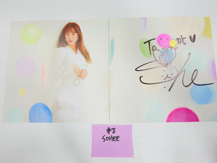 Nature - A Cut Page From Fansign Event Albums (SO HEE, AURORA, SAE BOM) - HALLYUSUPERSTORE
