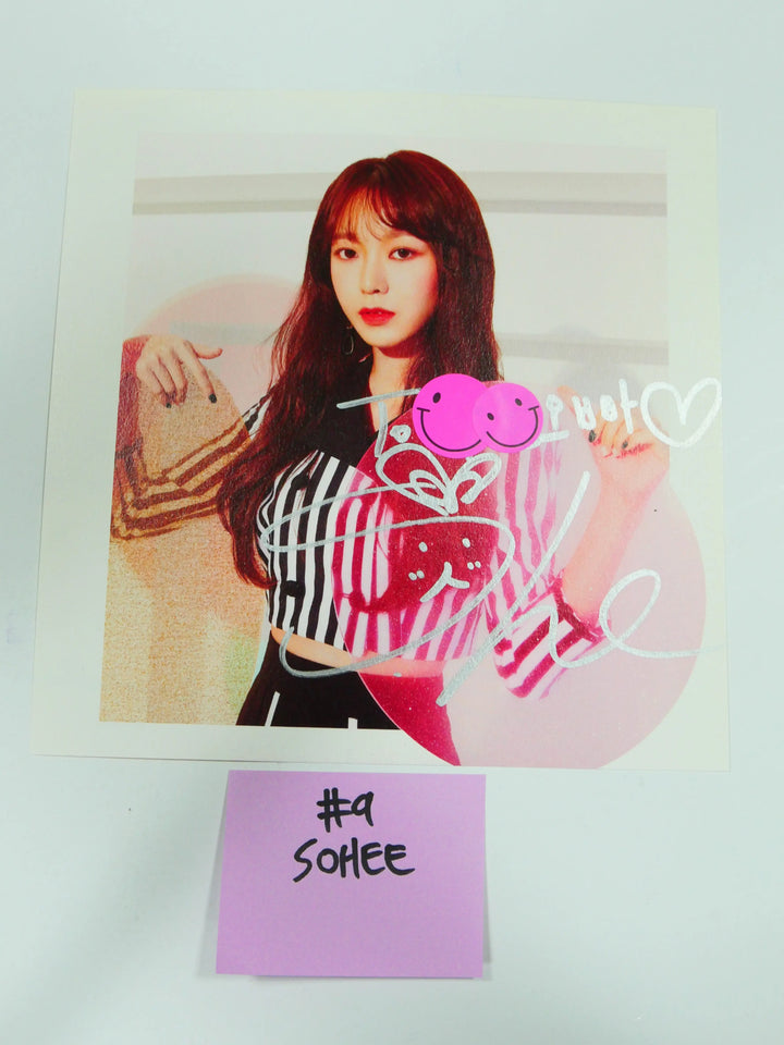 Nature - A Cut Page From Fansign Event Albums (SO HEE, AURORA, SAE BOM) - HALLYUSUPERSTORE