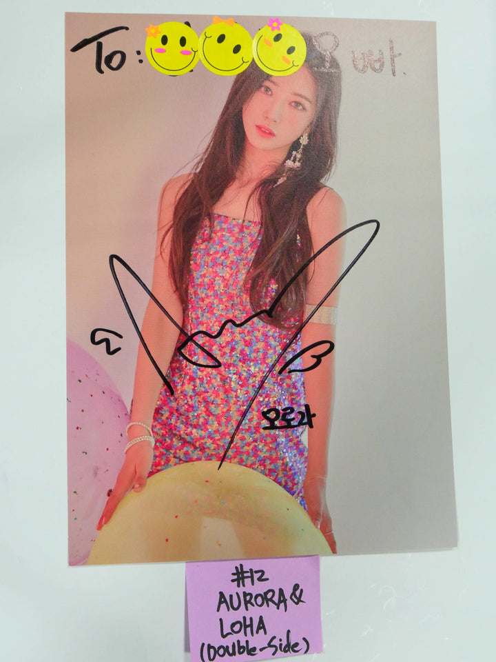 Nature - A Cut Page From Fansign Event Albums (SO HEE, AURORA, SAE BOM) - HALLYUSUPERSTORE