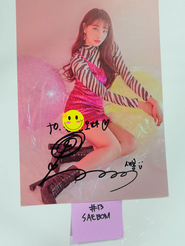 Nature - A Cut Page From Fansign Event Albums (SO HEE, AURORA, SAE BOM) - HALLYUSUPERSTORE