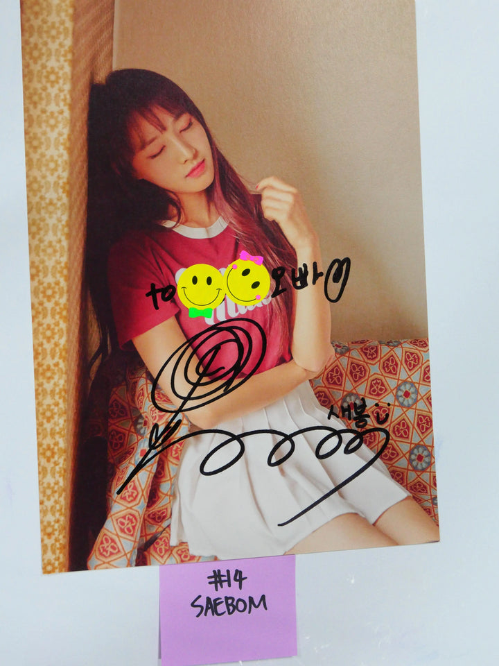 Nature - A Cut Page From Fansign Event Albums (SO HEE, AURORA, SAE BOM) - HALLYUSUPERSTORE