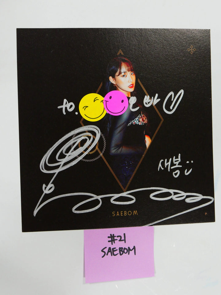 Nature - A Cut Page From Fansign Event Albums (SO HEE, AURORA, SAE BOM) - HALLYUSUPERSTORE