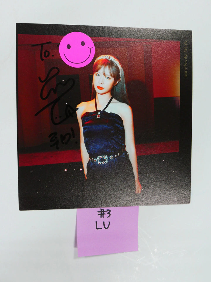 Nature - A Cut Page From Fansign Event Albums (LU, CHAE BIN, HARU, LOHA) - HALLYUSUPERSTORE