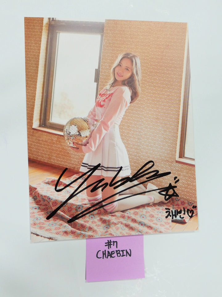 Nature - A Cut Page From Fansign Event Albums (LU, CHAE BIN, HARU, LOHA) - HALLYUSUPERSTORE