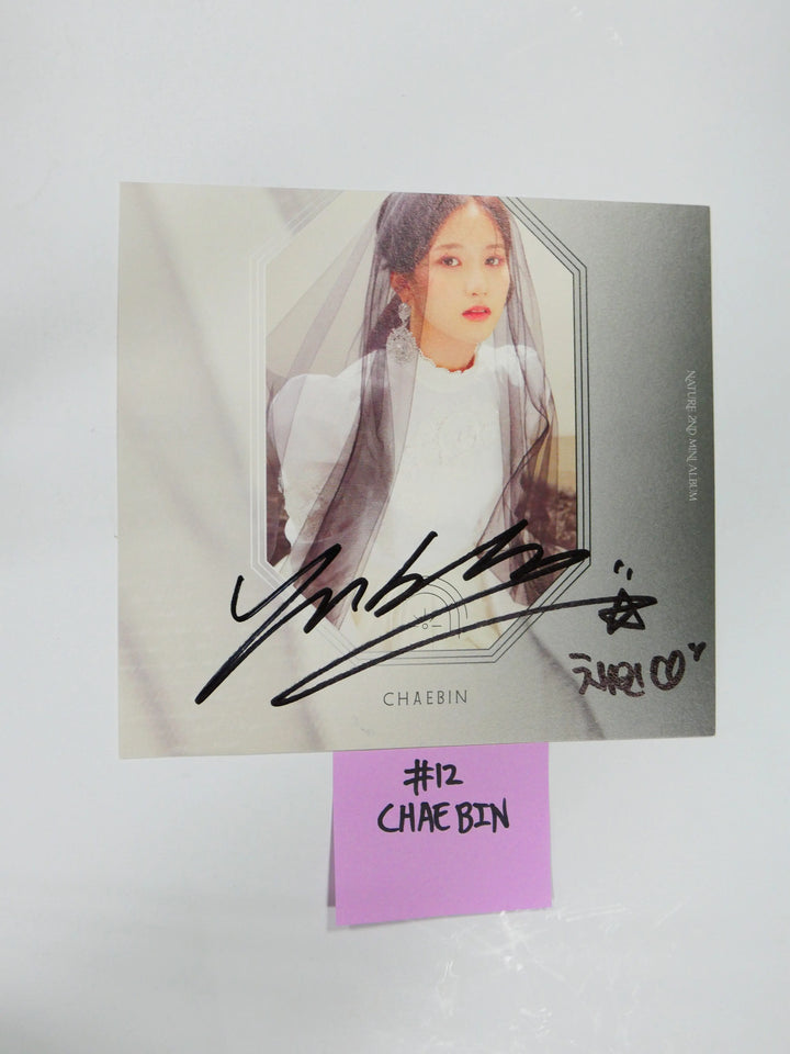 Nature - A Cut Page From Fansign Event Albums (LU, CHAE BIN, HARU, LOHA) - HALLYUSUPERSTORE