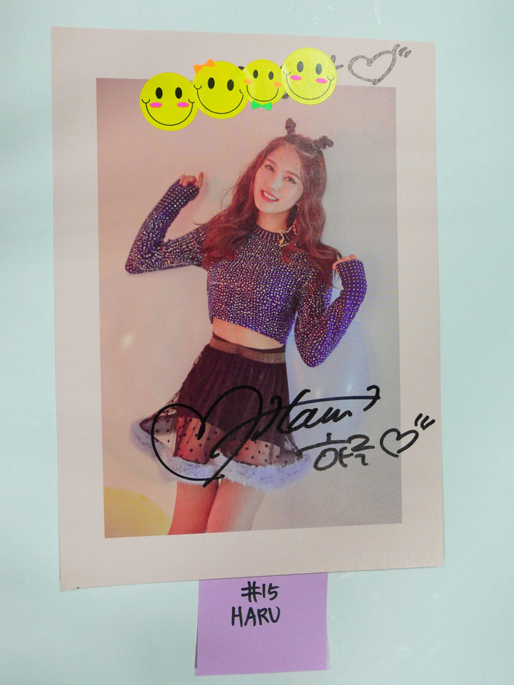 Nature - A Cut Page From Fansign Event Albums (LU, CHAE BIN, HARU, LOHA) - HALLYUSUPERSTORE