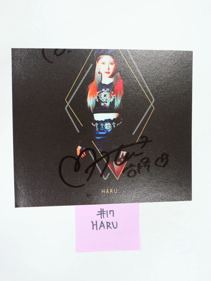 Nature - A Cut Page From Fansign Event Albums (LU, CHAE BIN, HARU, LOHA) - HALLYUSUPERSTORE