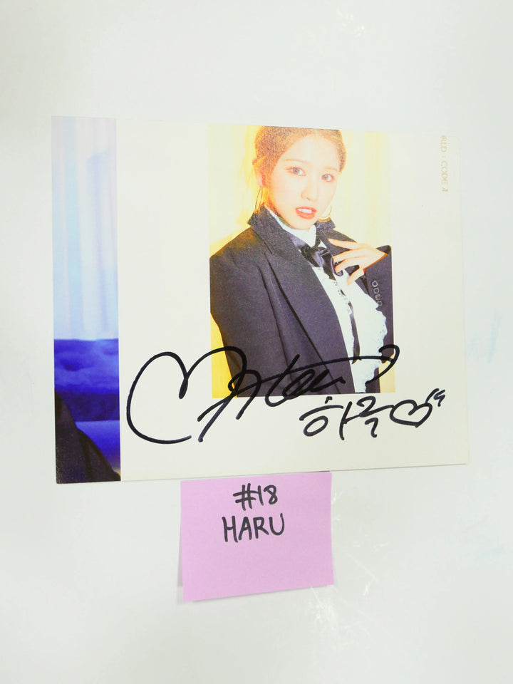 Nature - A Cut Page From Fansign Event Albums (LU, CHAE BIN, HARU, LOHA) - HALLYUSUPERSTORE