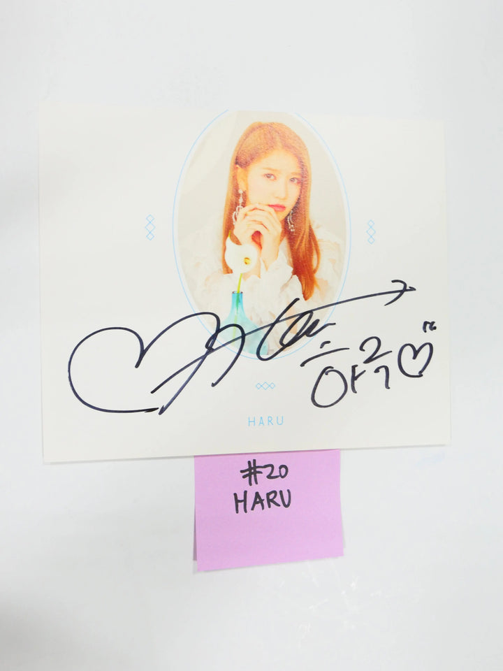 Nature - A Cut Page From Fansign Event Albums (LU, CHAE BIN, HARU, LOHA) - HALLYUSUPERSTORE