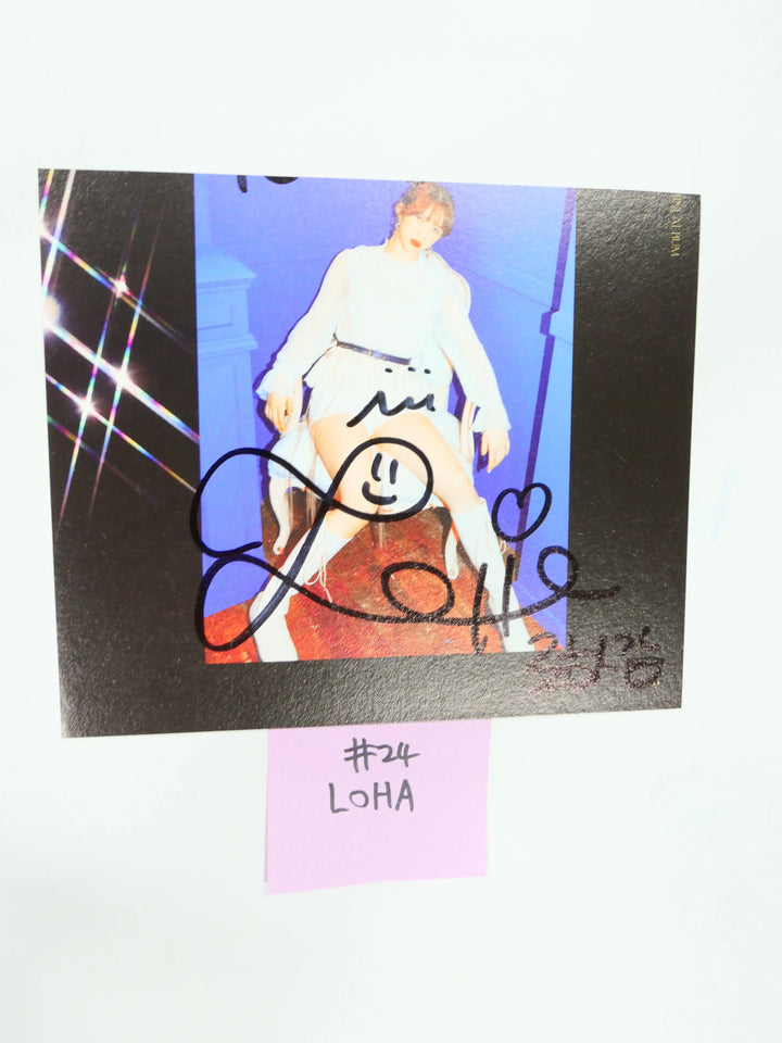 Nature - A Cut Page From Fansign Event Albums (LU, CHAE BIN, HARU, LOHA) - HALLYUSUPERSTORE