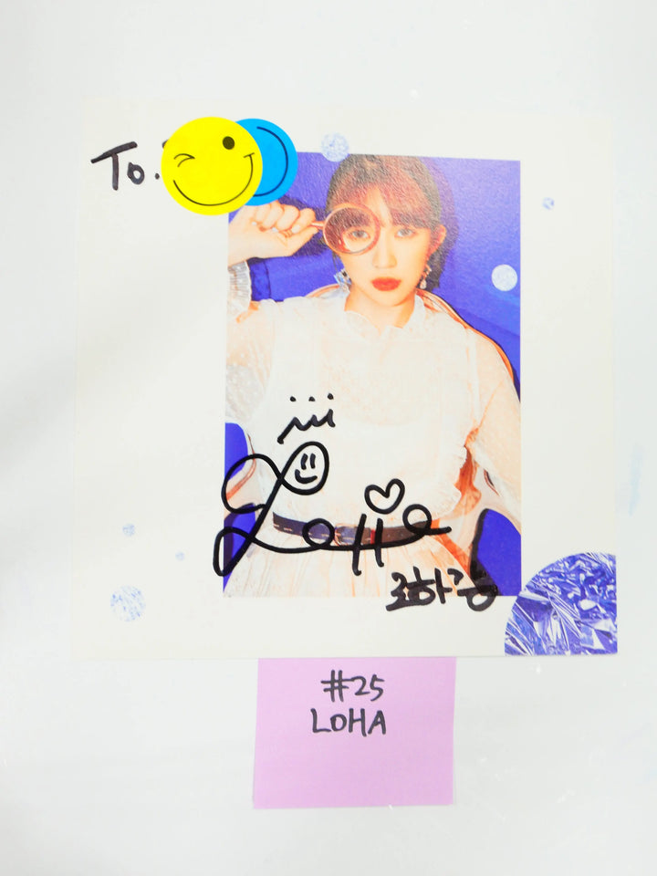 Nature - A Cut Page From Fansign Event Albums (LU, CHAE BIN, HARU, LOHA) - HALLYUSUPERSTORE