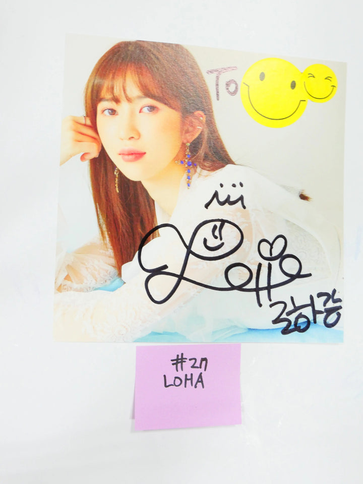 Nature - A Cut Page From Fansign Event Albums (LU, CHAE BIN, HARU, LOHA) - HALLYUSUPERSTORE