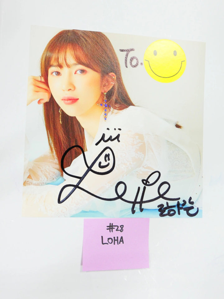 Nature - A Cut Page From Fansign Event Albums (LU, CHAE BIN, HARU, LOHA) - HALLYUSUPERSTORE