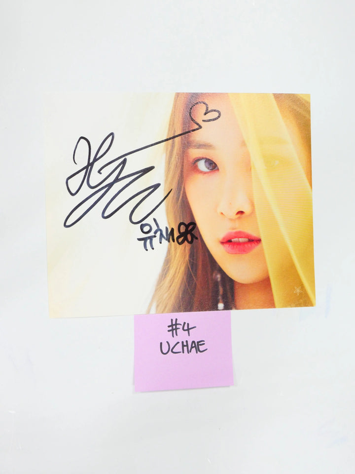 Nature - A Cut Page From Fansign Event Albums (UCHAE, SUNSHINE, GAGA) - HALLYUSUPERSTORE