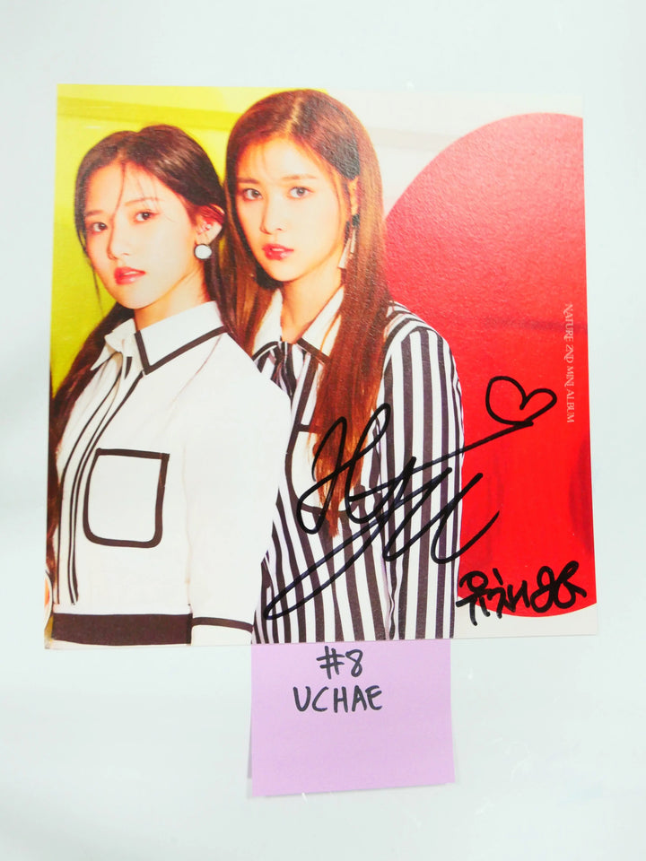 Nature - A Cut Page From Fansign Event Albums (UCHAE, SUNSHINE, GAGA) - HALLYUSUPERSTORE
