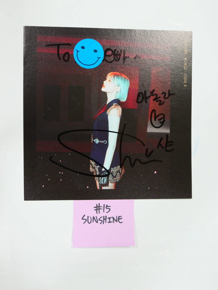 Nature - A Cut Page From Fansign Event Albums (UCHAE, SUNSHINE, GAGA) - HALLYUSUPERSTORE