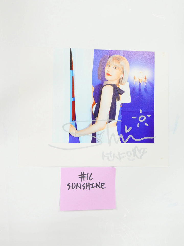 Nature - A Cut Page From Fansign Event Albums (UCHAE, SUNSHINE, GAGA) - HALLYUSUPERSTORE