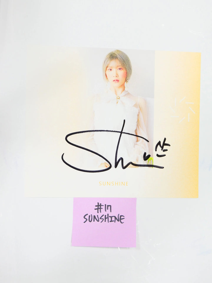 Nature - A Cut Page From Fansign Event Albums (UCHAE, SUNSHINE, GAGA) - HALLYUSUPERSTORE