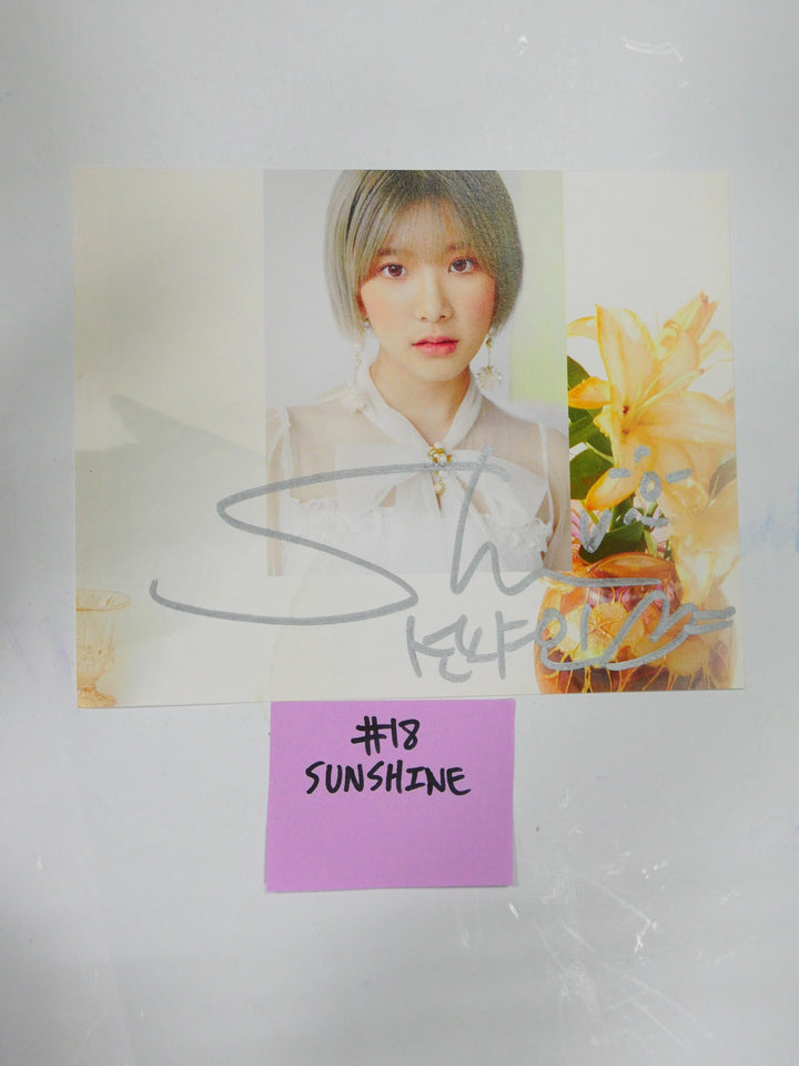 Nature - A Cut Page From Fansign Event Albums (UCHAE, SUNSHINE, GAGA) - HALLYUSUPERSTORE