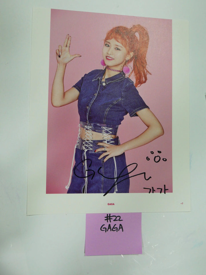 Nature - A Cut Page From Fansign Event Albums (UCHAE, SUNSHINE, GAGA) - HALLYUSUPERSTORE