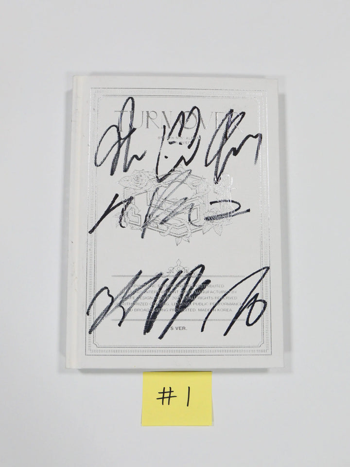 SF9 'Turn Over' - Hand Autographed(Signed) Promo Album - HALLYUSUPERSTORE